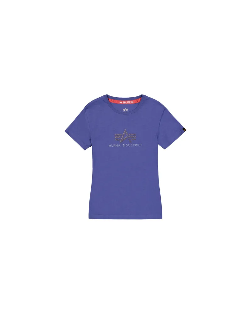 Alpha Industries Crystal T-Shirt Women Lila
