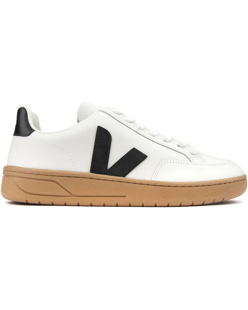VEJA Sneakers V-12 -  - Leder - Weiß Weiß
