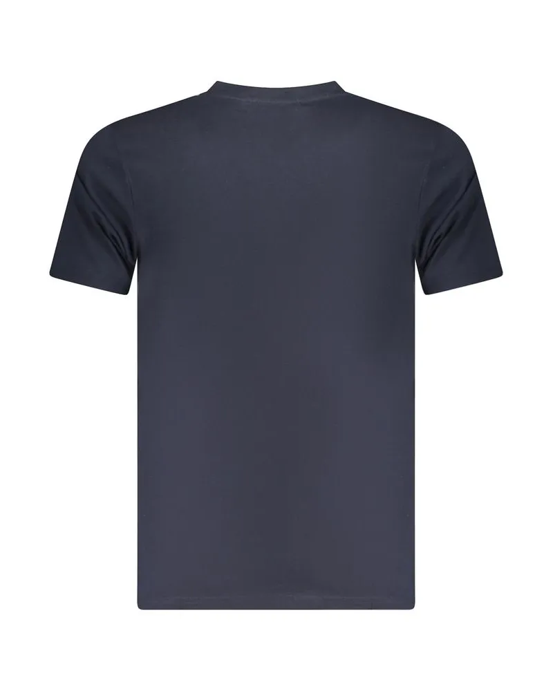 Roberto Cavalli Löwenkopf Grafik T-Shirt Dunkelblau