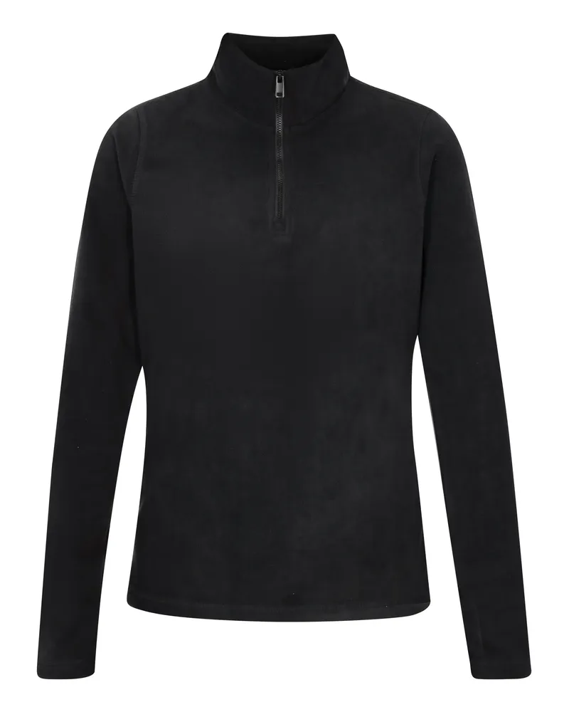 My Mo Fleecepullover Damen schwarz Schwarz