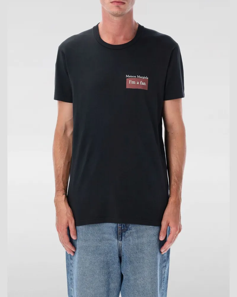 Maison Margiela Im A Fan T-Shirt Schwarz