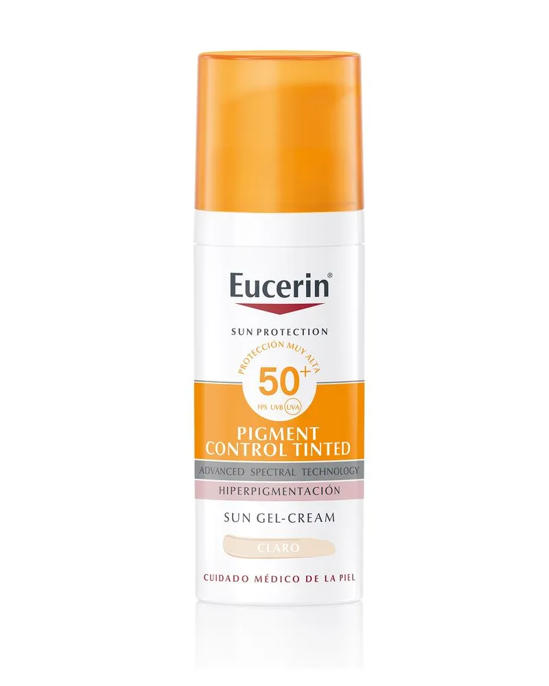 Eucerin Sonnenschutz Pigmentkontrollgel-cremefarbe Spf50+ #light 50 ml 