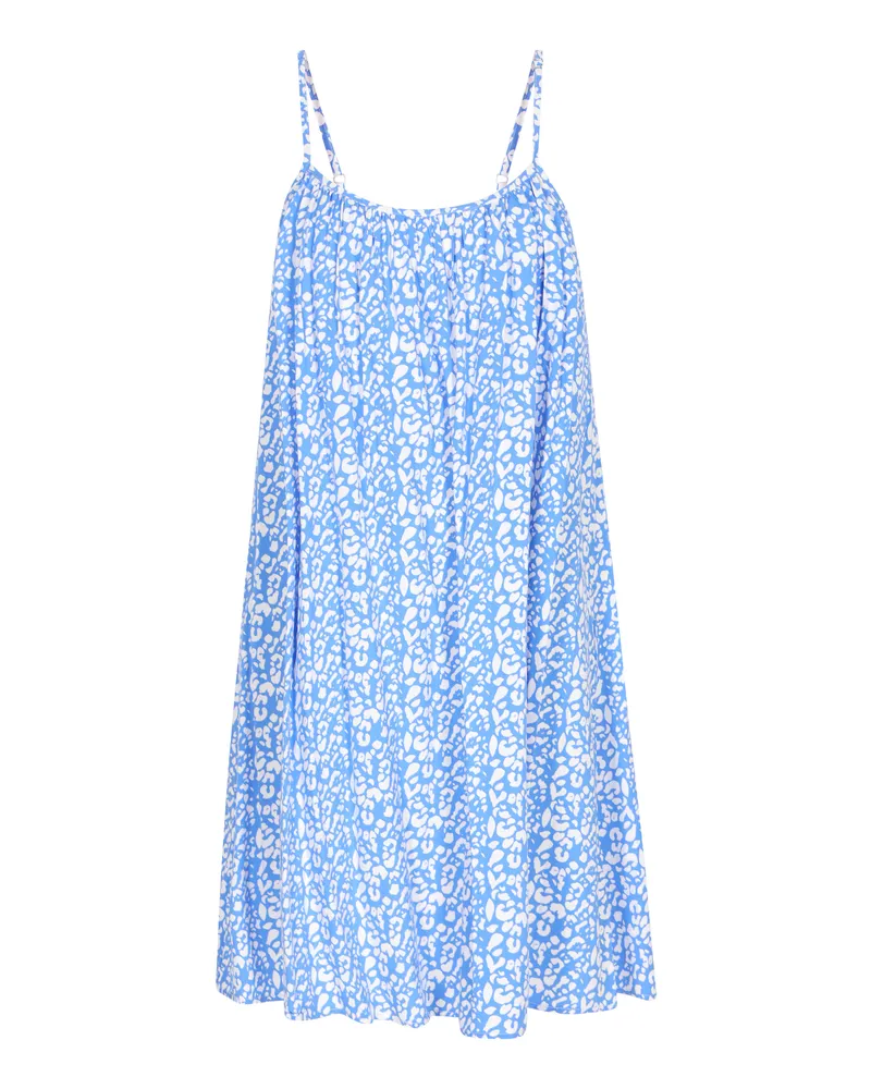 My Mo Kleid Frauen blau weiß Blau