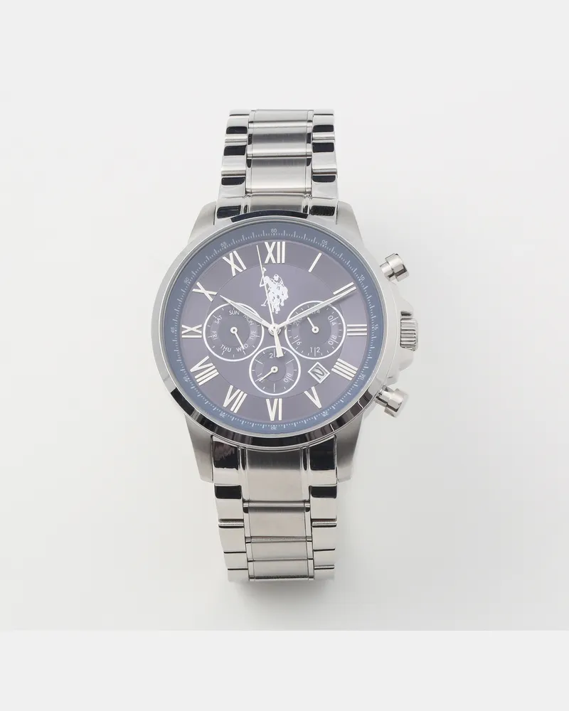 U.S. Polo Assn.  William Gent Uhr - Silber Silber