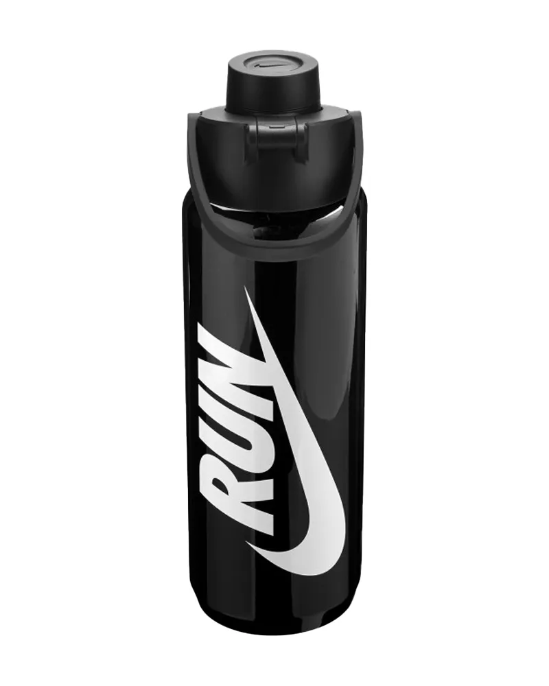 Nike TR Renew Recharge Run" Wasserflasche, 700ml (Schwarz Schwarz