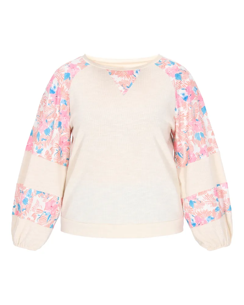 Usha Bluse in großen Größen Frauen Beige Beige