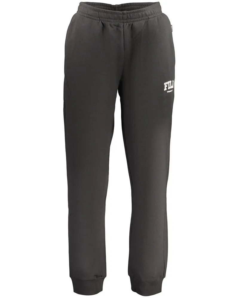 Fila Herrenhose aus Baumwolle, Modell Nero - Schwarz Schwarz