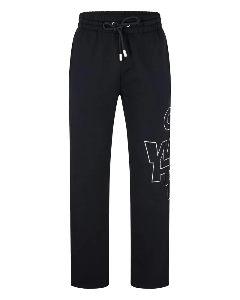 OFF-WHITE Off White - Trainingshose für Herren/Damen Unisex (Schwarz/Weiß Schwarz