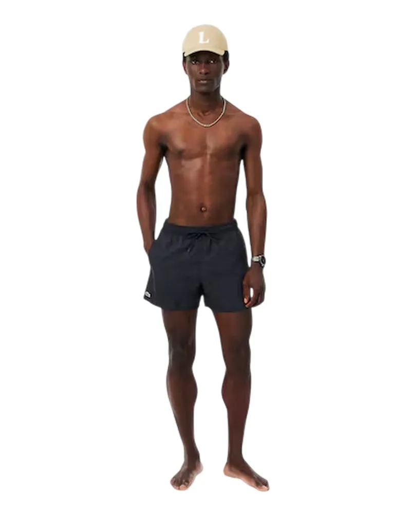 Lacoste Badeshorts für Herren (Schwarz Schwarz