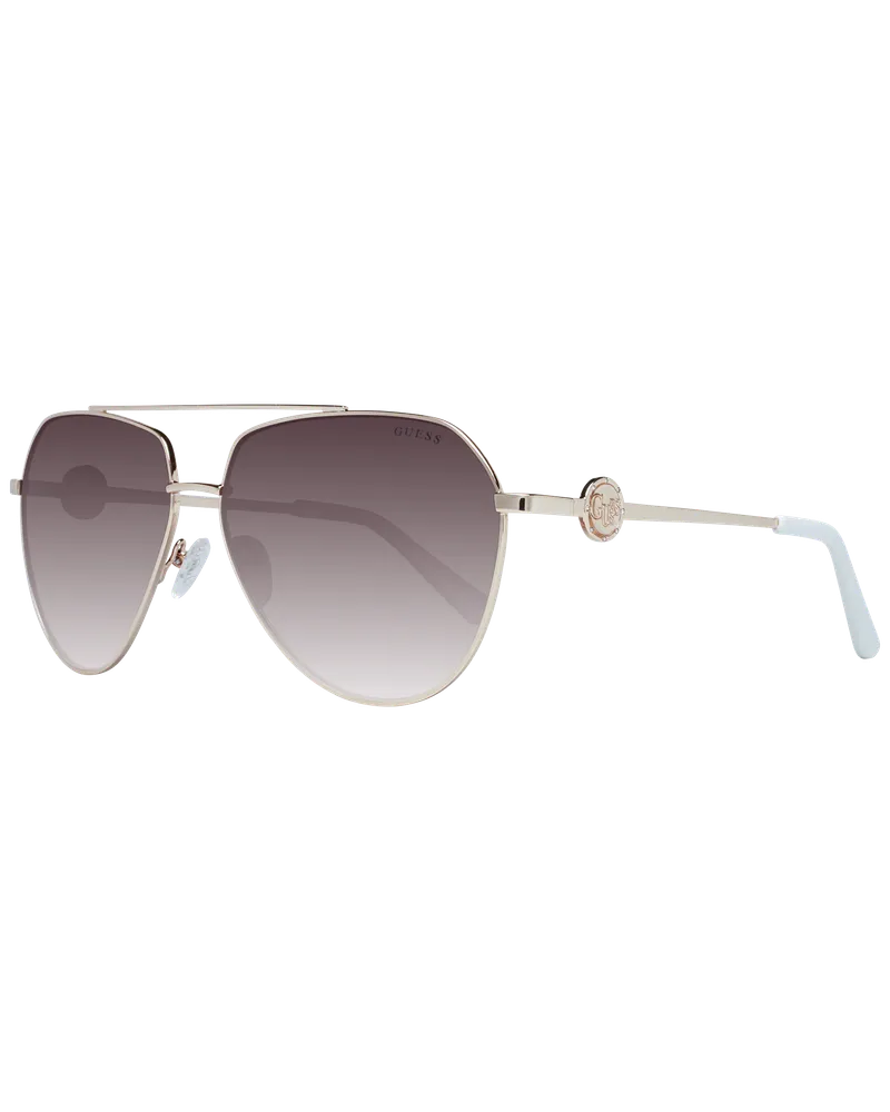 Guess Pilotenbrille Damen Gold Braun Farbverlauf GF6140 Gold