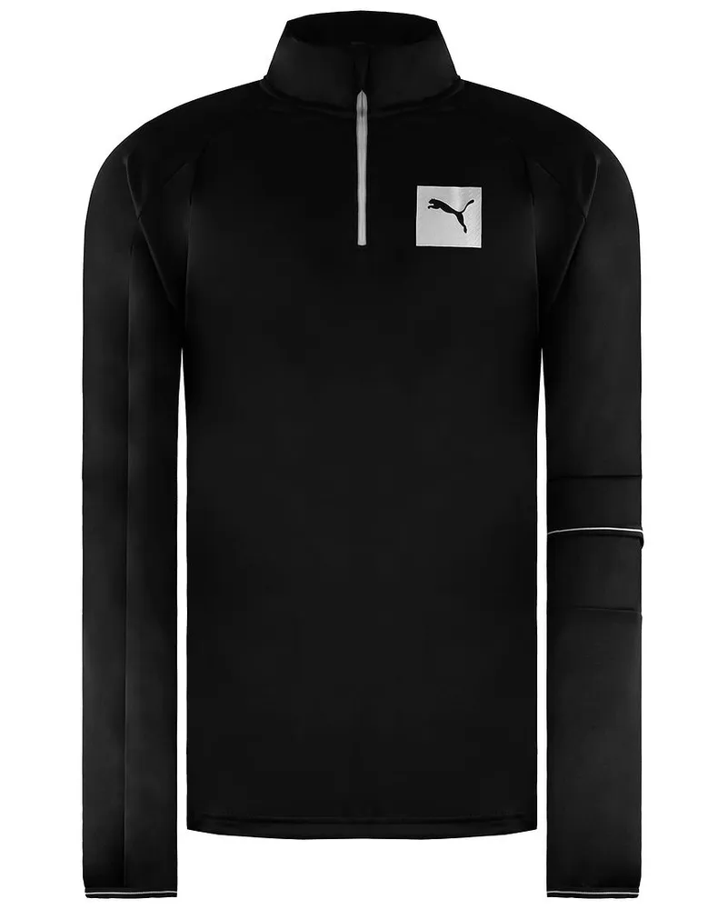 Puma Tech Herren Schwarz Pullover Schwarz