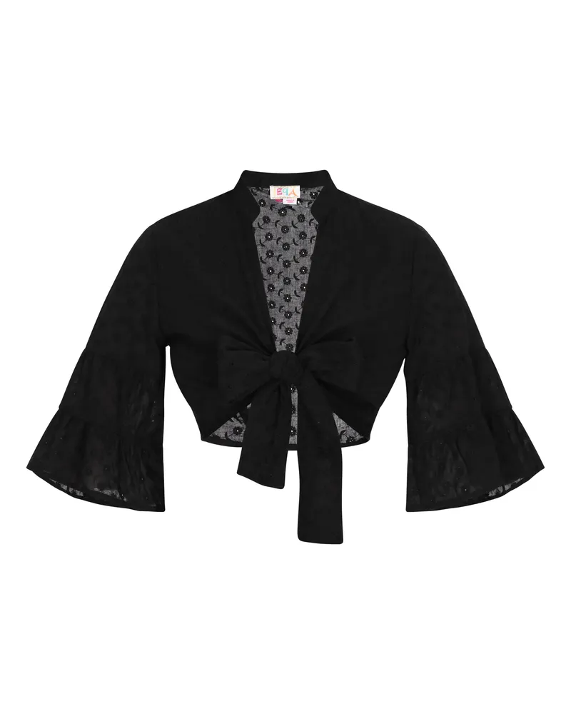 IZIA Bluse Frauen Schwarz Schwarz