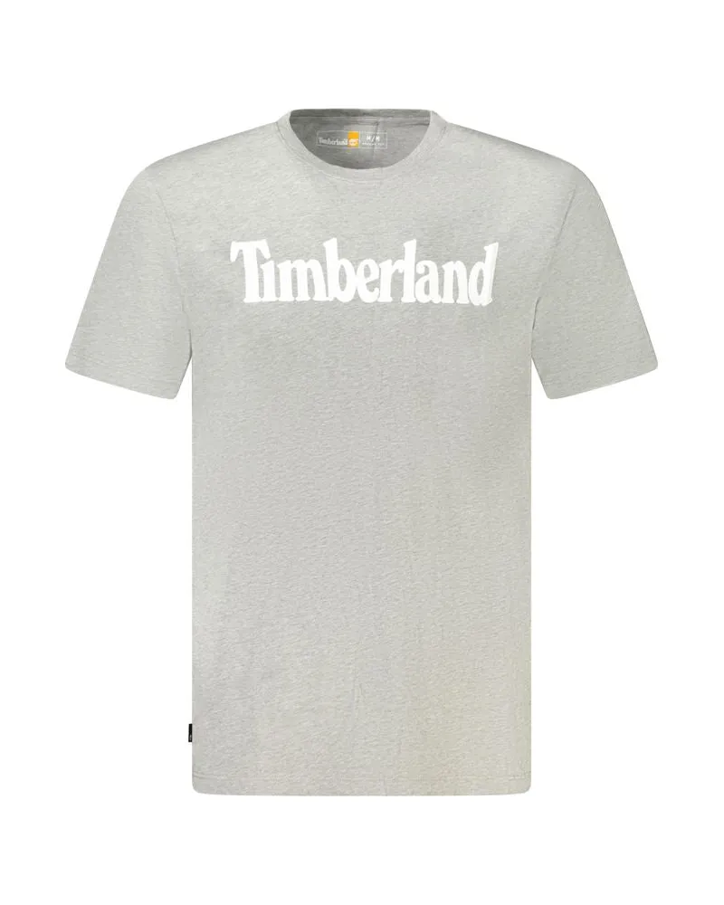 Timberland Grigio Baumwoll Herren T-Shirt Grau