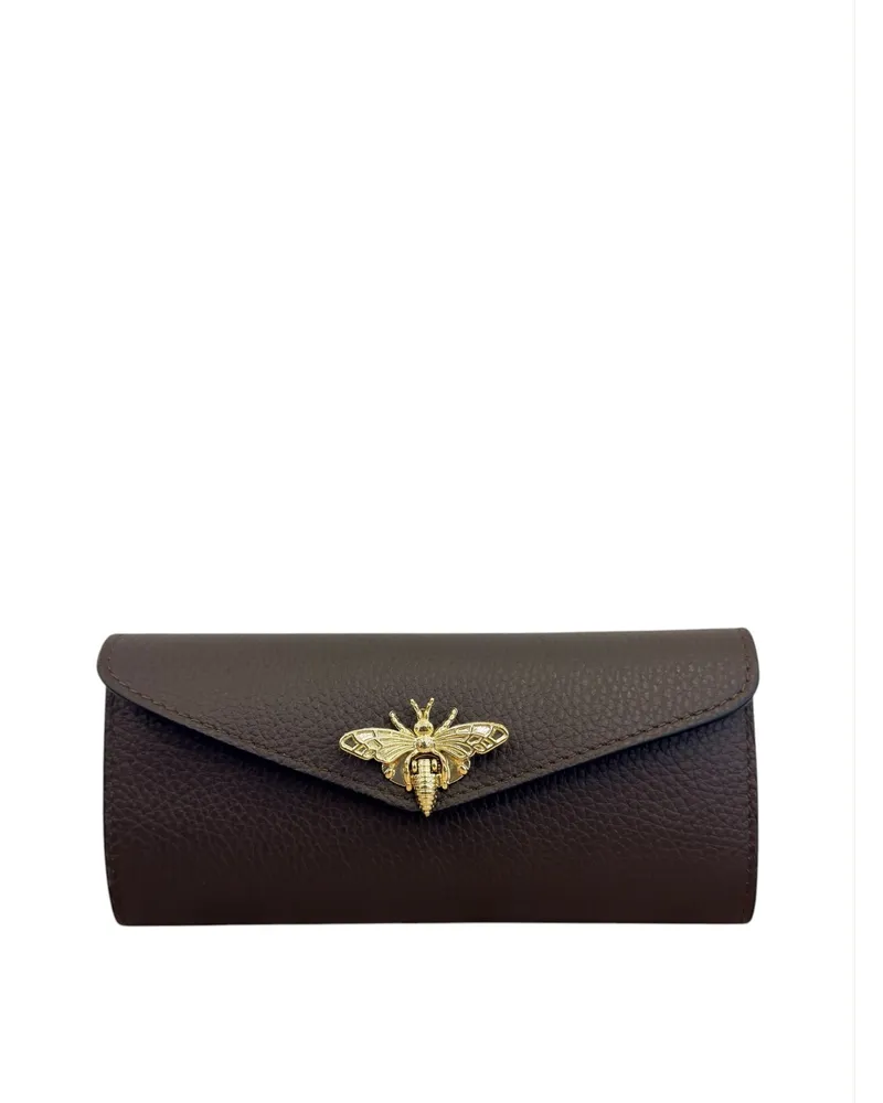 Anna Luchini Kastanienbraun Rindsledertasche Dunkelbraun