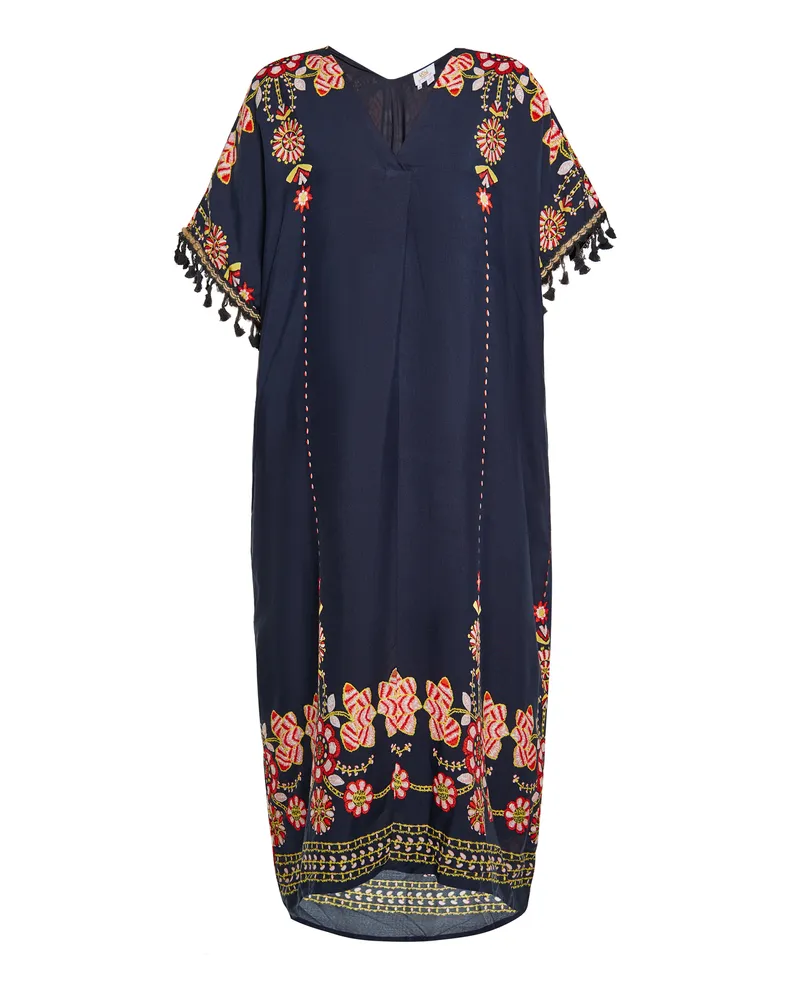 Usha Kleid Damen Marine Mehrfarbig Marineblau
