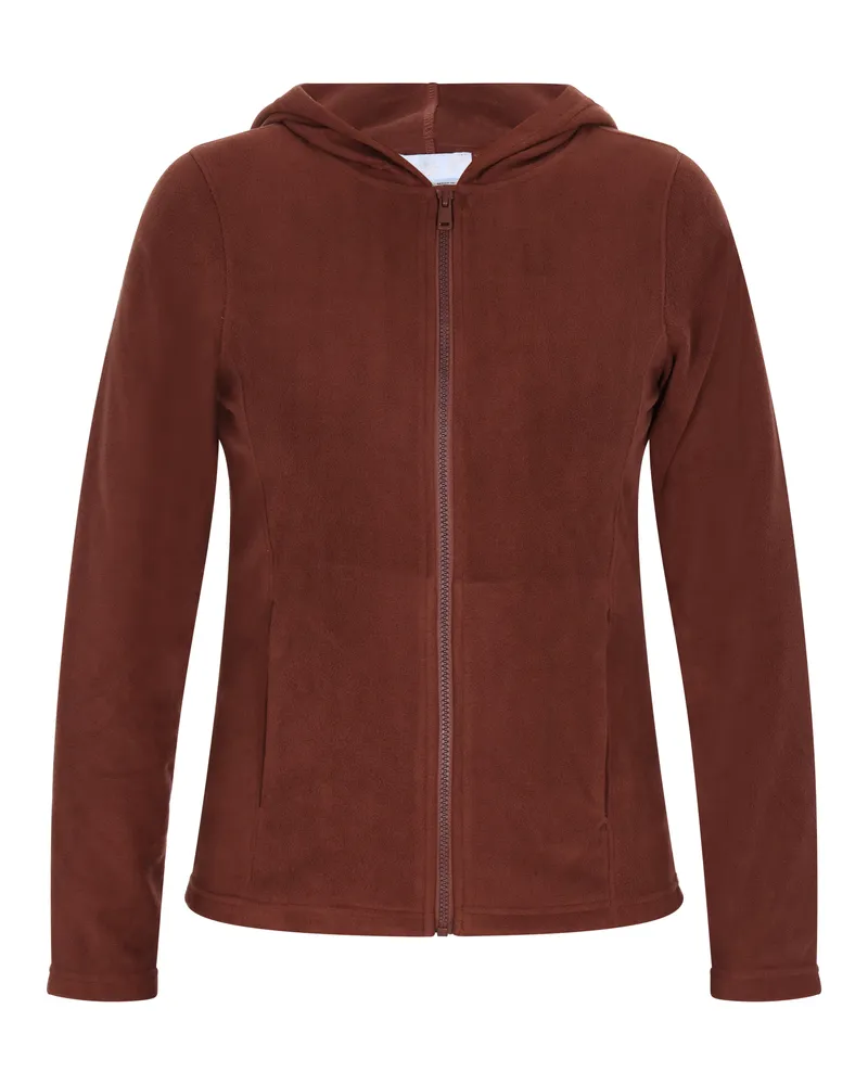 FAINA Fleecejacke Damen braun Braun