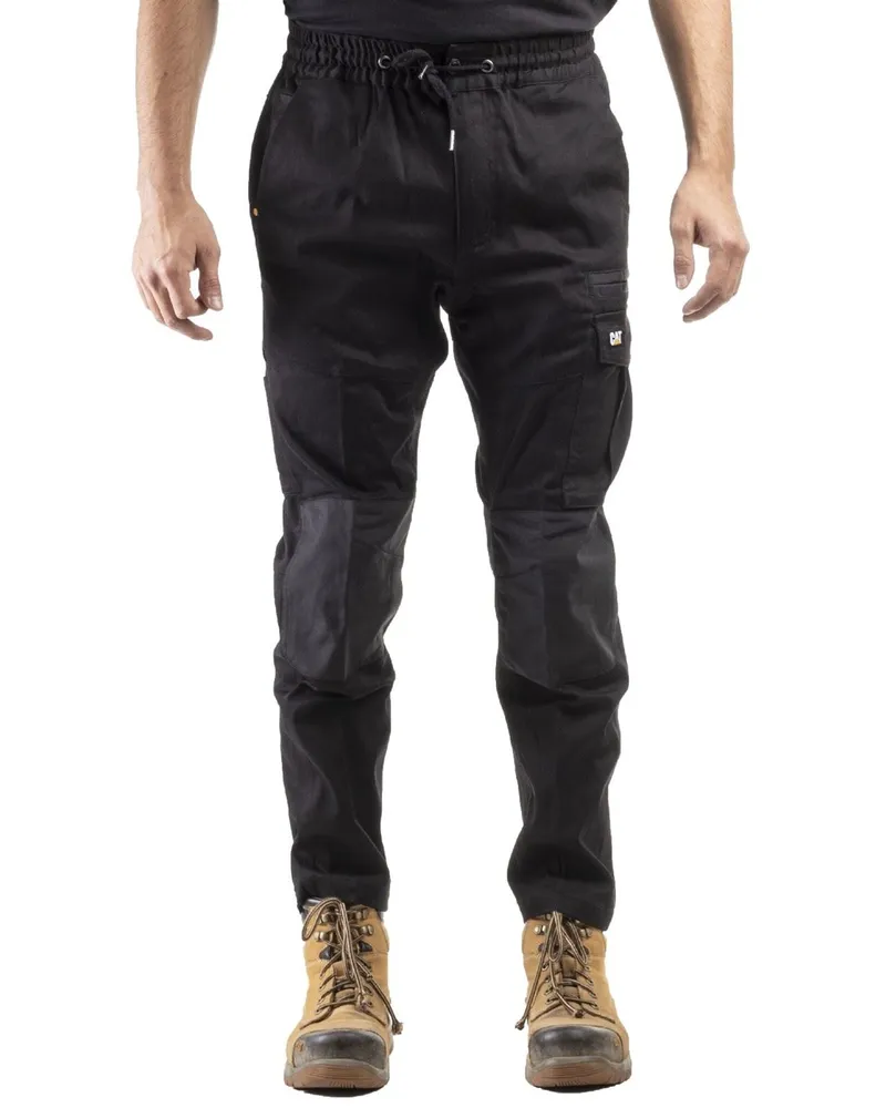 Caterpillar Footwear Dynamic Cotton Herren Schwarze Outdoor-Hosen Schwarz