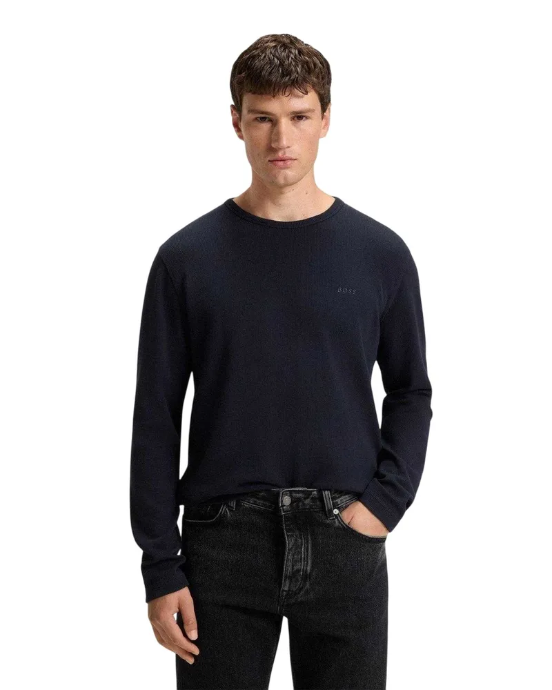 HUGO BOSS Tempesto" Sweatshirt für Herren (Dunkelblau Blau