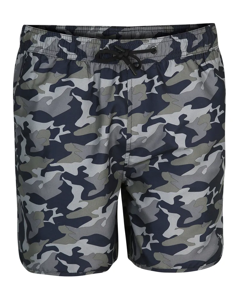 Pierre Cardin Camo Swim Short  Grau Grau