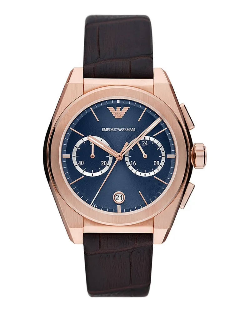Emporio Armani Federico Braun Herren Armbanduhr AR11563 Braun