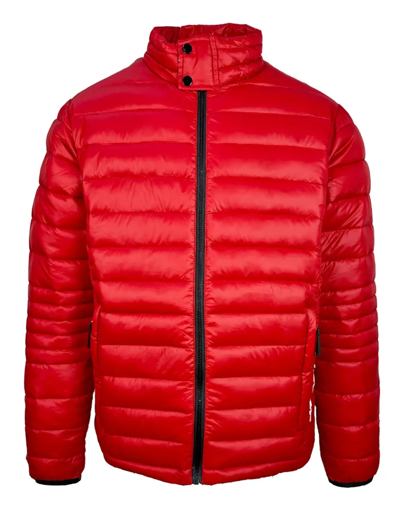 Philipp Plein Schlichte gepolsterte rote Jacke Rot