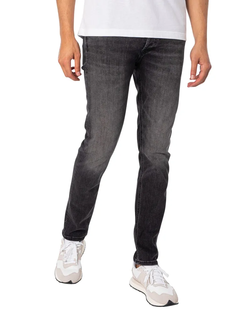 Jack & Jones Glenn Original 817 Slim Jeans, Schwarz Schwarz
