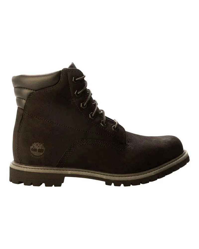 Timberland Stiefel für Damen, Nubukleder, Wasserfest (Schwarz Schwarz