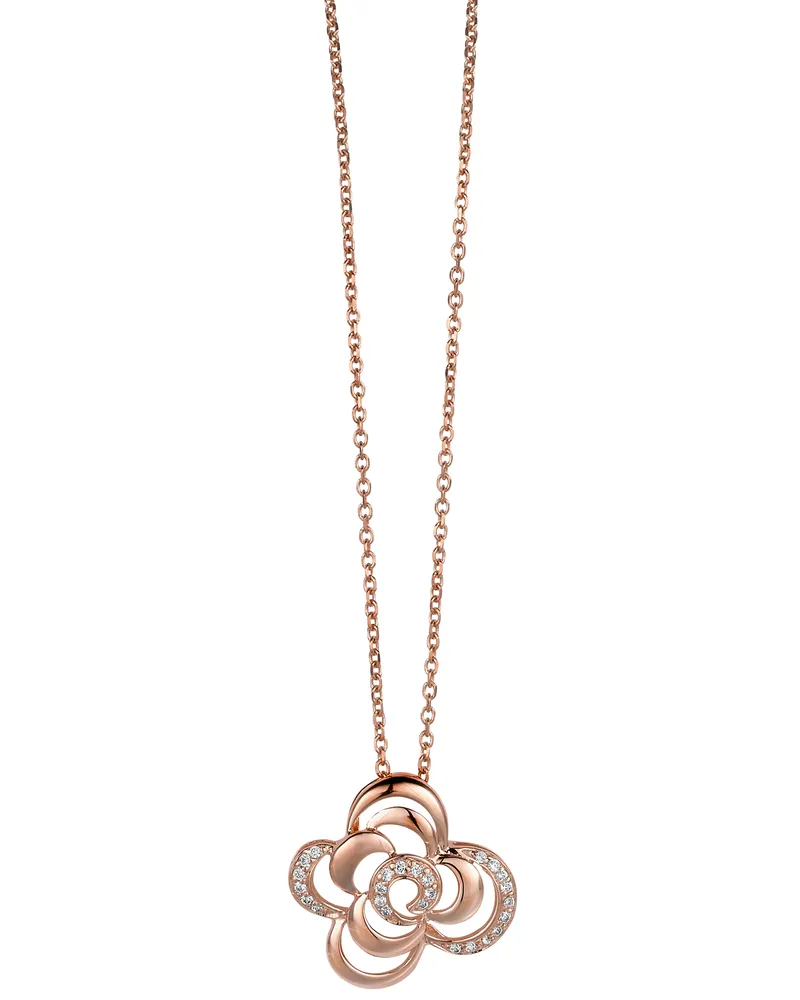 Orphelia Damen-Kette aus 925er Sterlingsilber mit Anhänger - Rosé ZH-4864/1 Rosé
