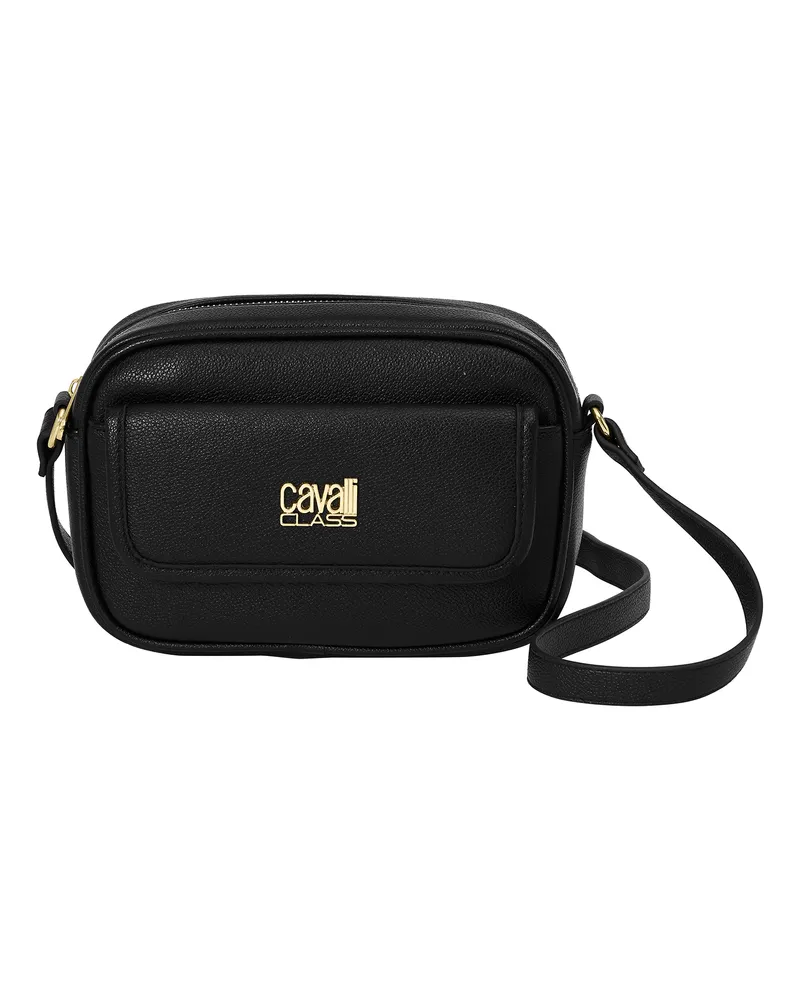 Roberto Cavalli Damen-Umhängetasche CCHB0199 Schwarz