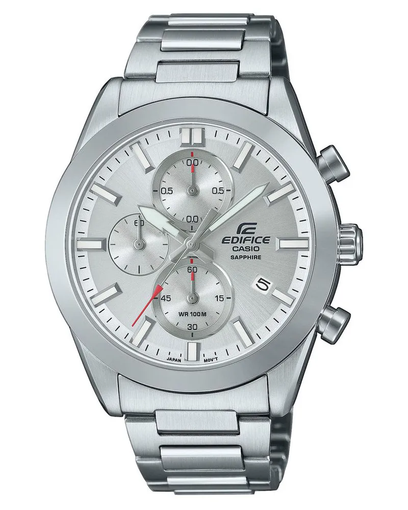Casio Edifice Unisex Silberne Uhr EFB-710D-7AVUEF Silber