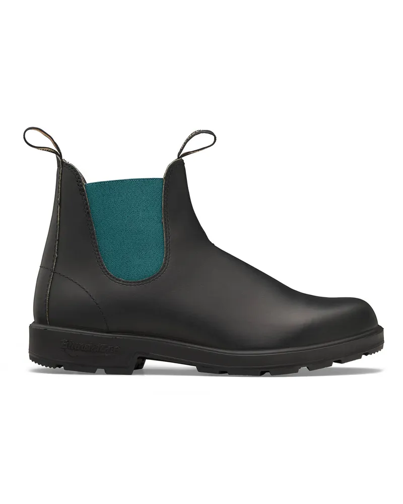 BLUNDSTONE 2307 Chelsea-Stiefel in Schwarz/Blaugrün Schwarz