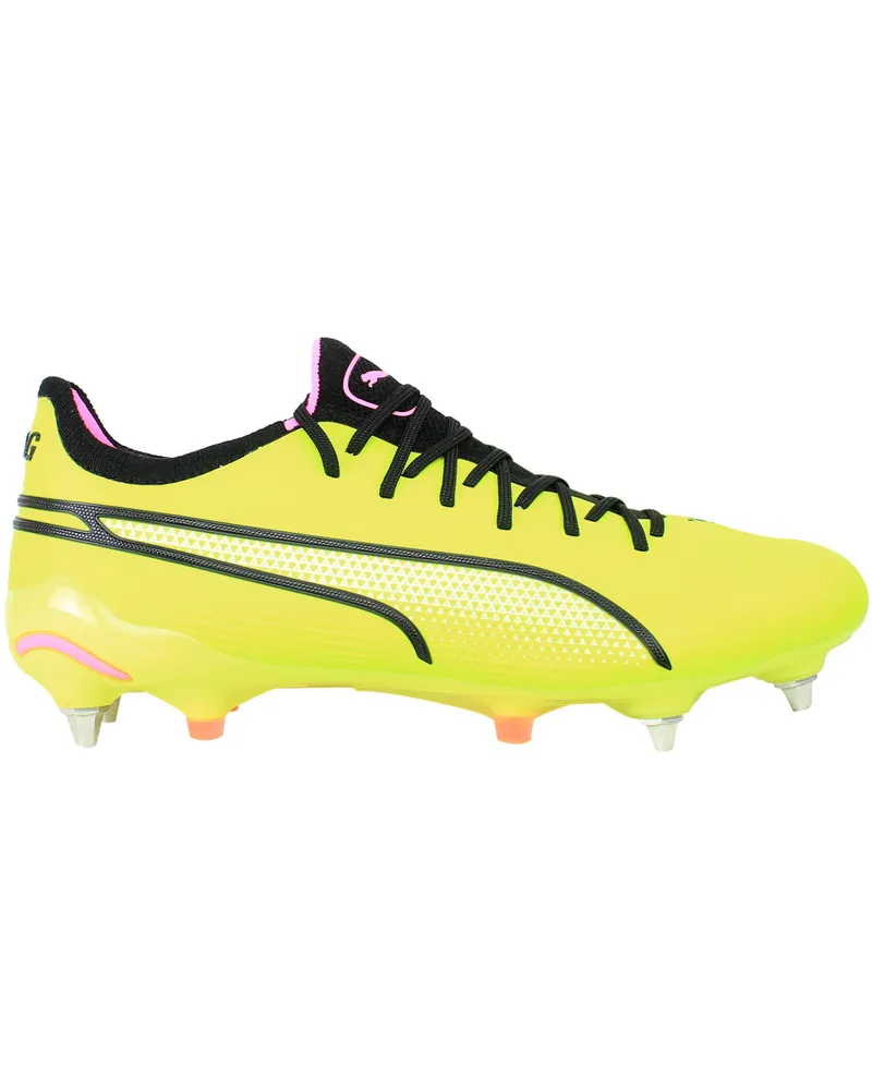 Puma King Ultimate MxSG Herren Gelbe Fußballschuhe Gelb