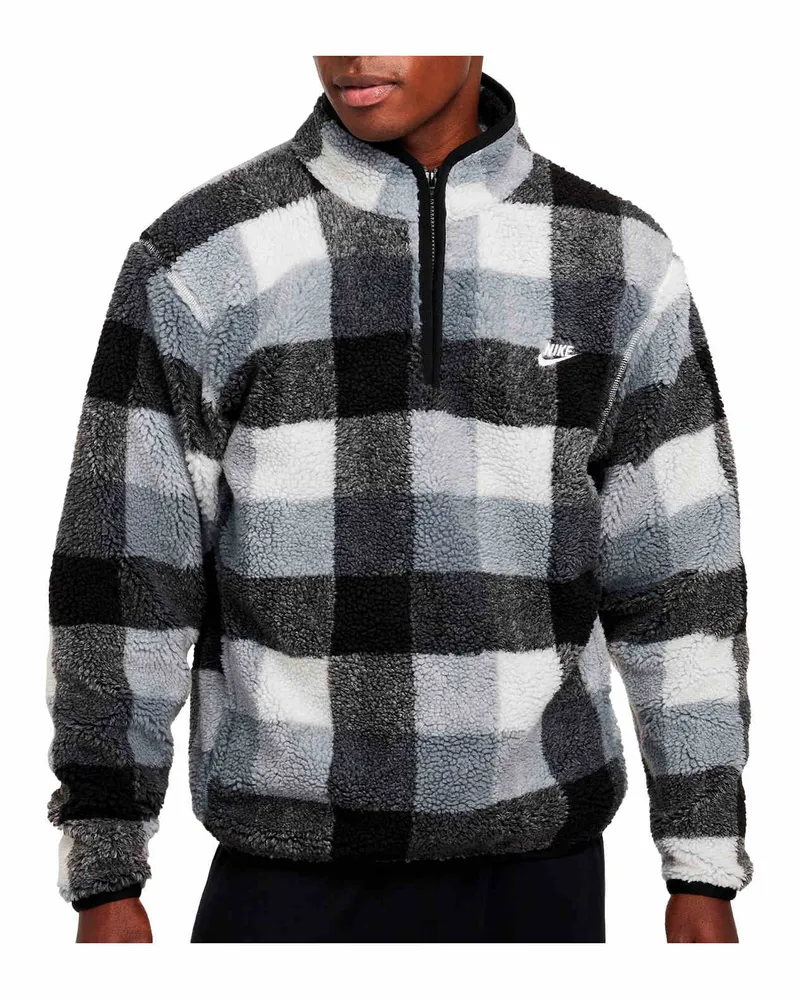 Nike M NK CLUB SSNL WNTRZD AOP HZ Schwarz