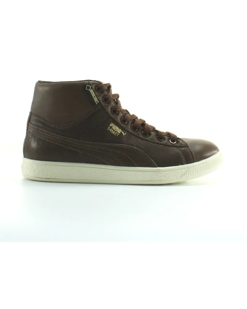 Puma Classic Mid GTX Braune Leder -Herren Schnürungstrainer 357044 01 Braun