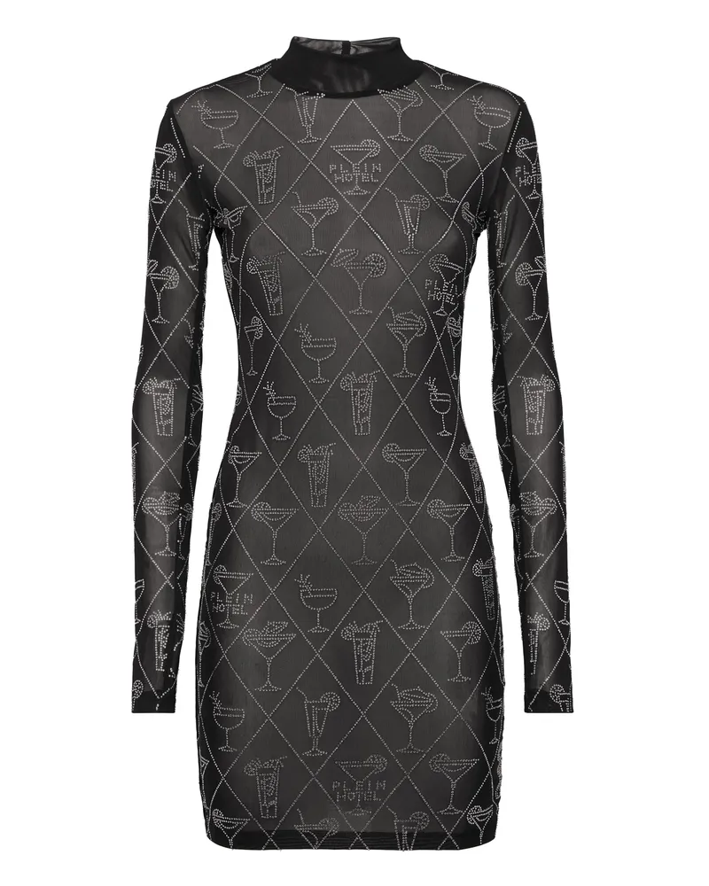 Philipp Plein Kurzes Kleid Schwarz