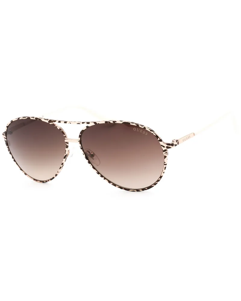 Guess Damen-Sonnenbrillen 57/17/140 mm Metall Gold