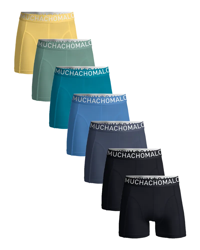 Muchachomalo Herren Boxer Shorts - 7er Pack - Herren Unterwäsche Mehrfarbig