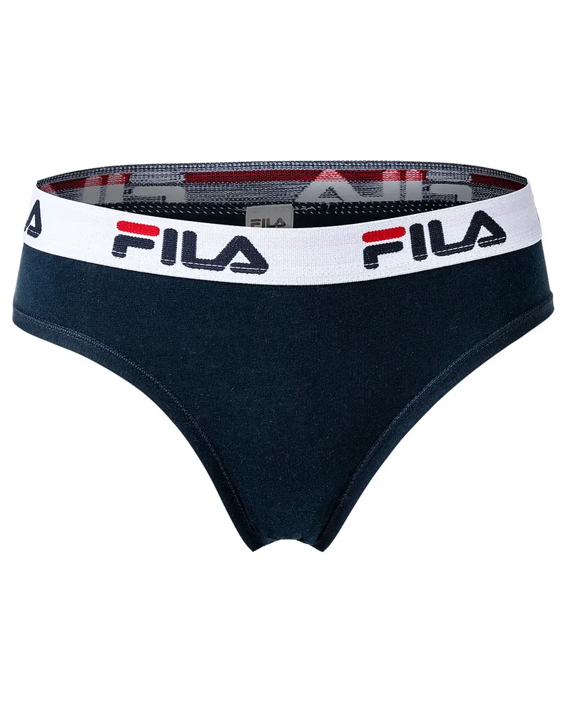 Fila Woman Brief Regular Waist With Logo Slip Marineblau