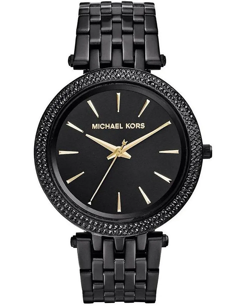 Michael Kors MK3337 Darci Damen Schwarz Uhr Schwarz