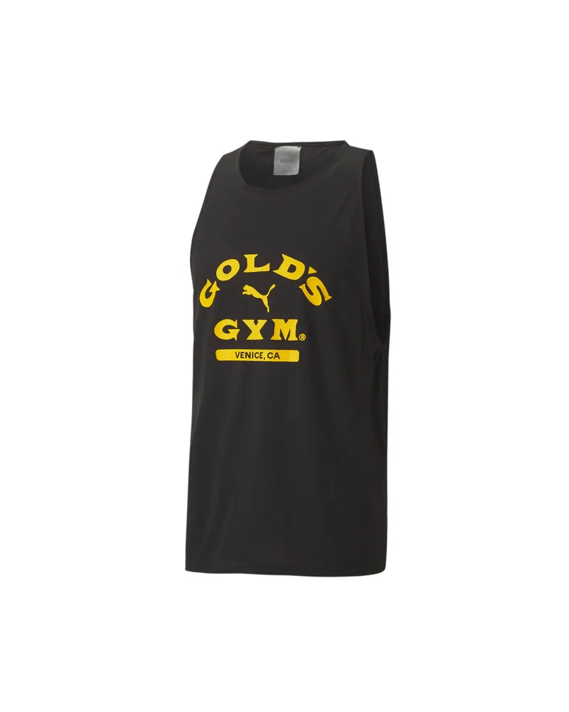 Puma X Gold Gym Logo Tanktop - Herren Schwarz