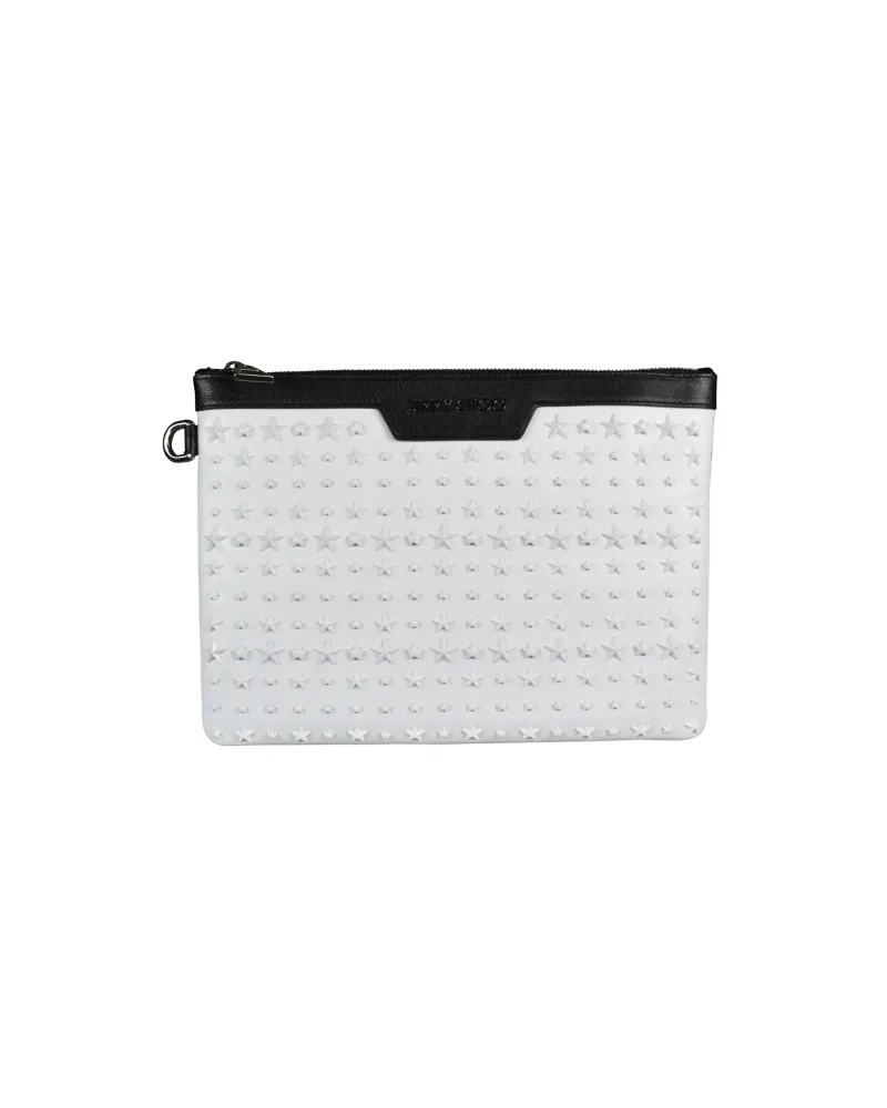 Jimmy Choo Derek Clutch - Weiß Weiß