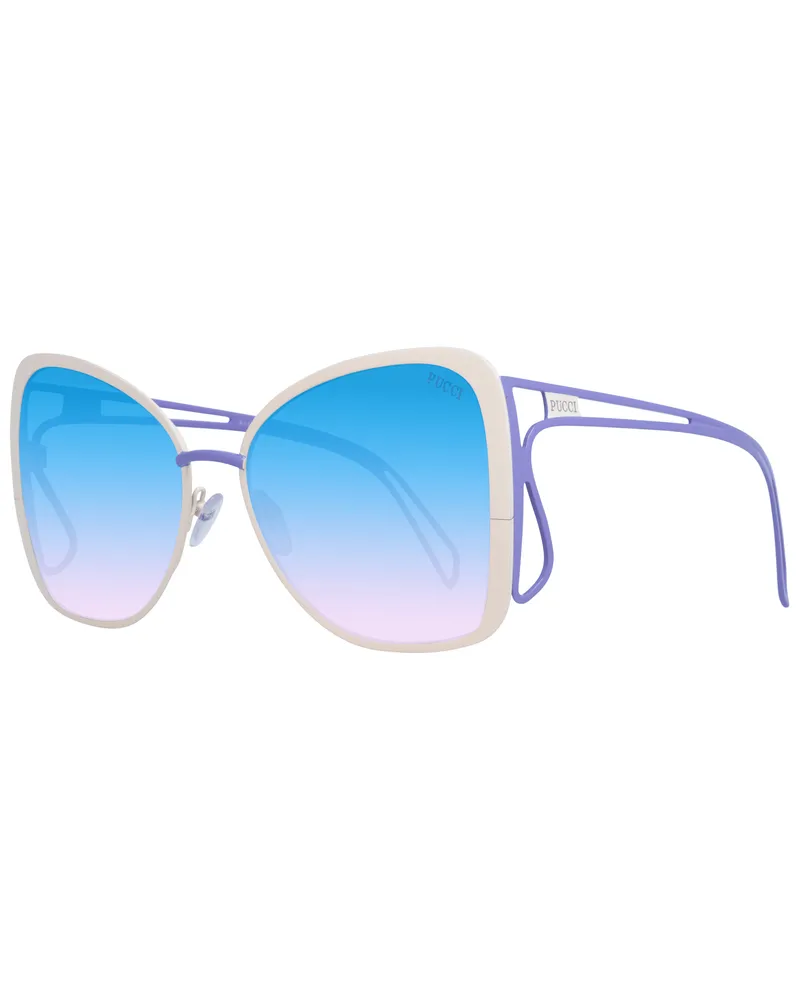 Emilio Pucci Damen Sonnenbrille Wollweiß