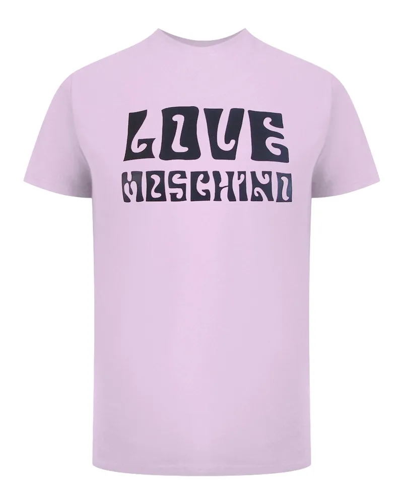 Moschino Love Moschino T-Shirt Modell JG7408PP0NL50600 für Damen - Rosa Rosa