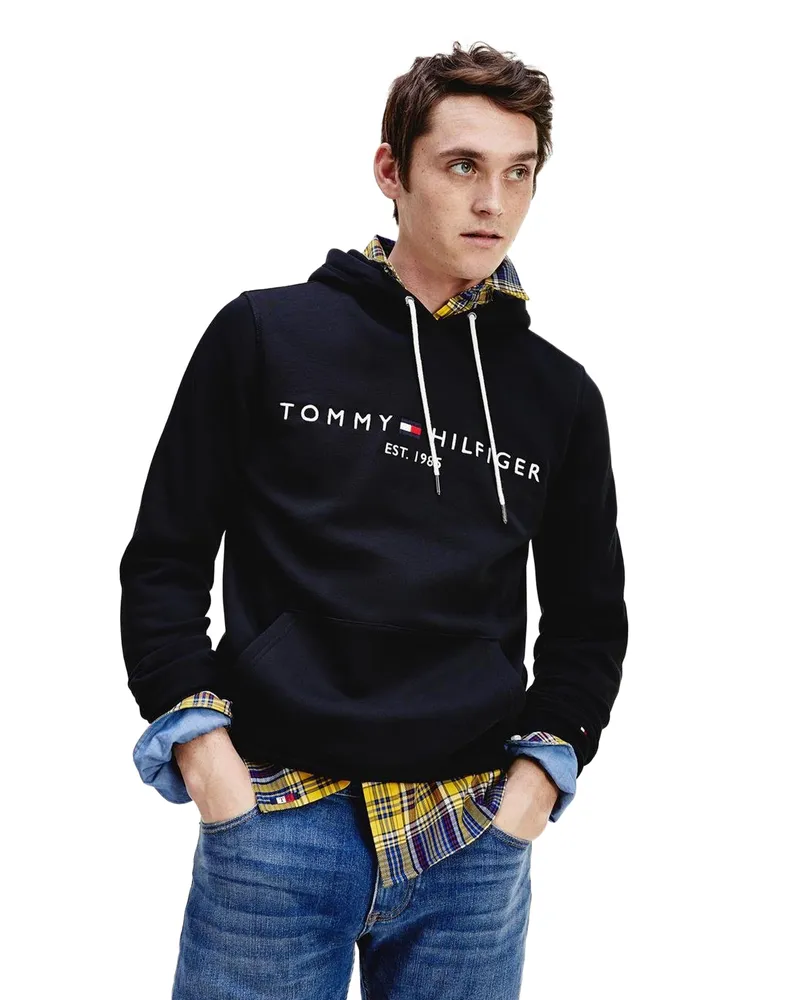 Tommy Hilfiger Kapuzenpullover für Herren (Schwarz Schwarz