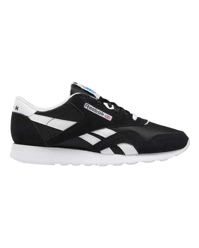 Reebok Sneaker für Herren, Nylon, Wildleder-Panel (Schwarz/Weiß Schwarz