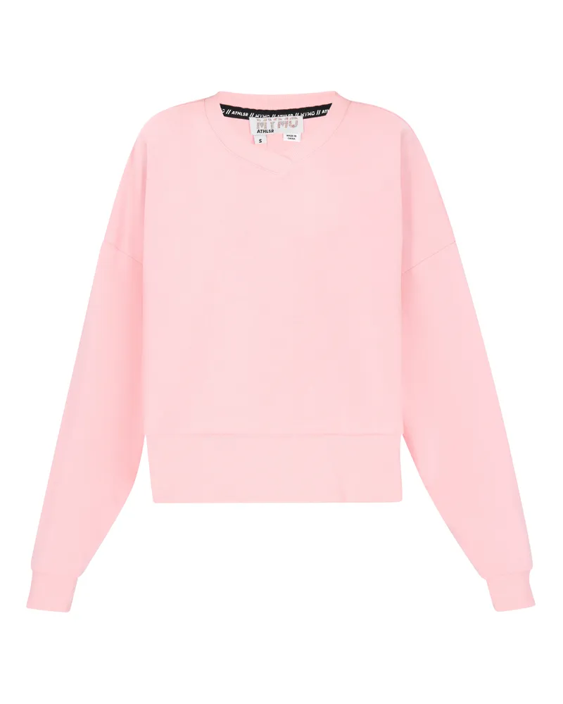 My Mo Sweatshirt mit Rundhalsausschnitt - Rosé Rosé