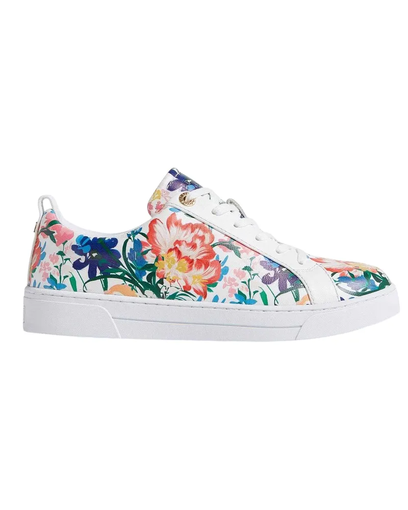 Ted Baker Sneaker für Damen, Leder, Flach (Weiß Weiß