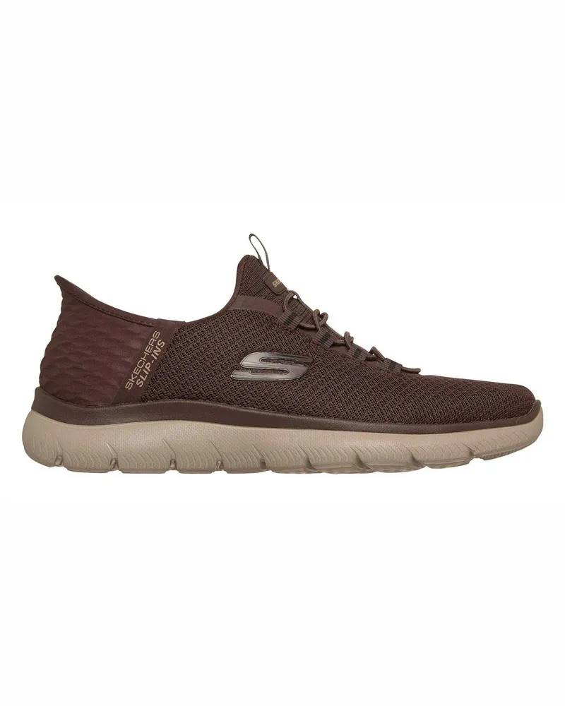 Skechers Summits - High Range" Sneaker für Herren, Zum Reinschlüpfen (Schokolade Schokoladenbraun