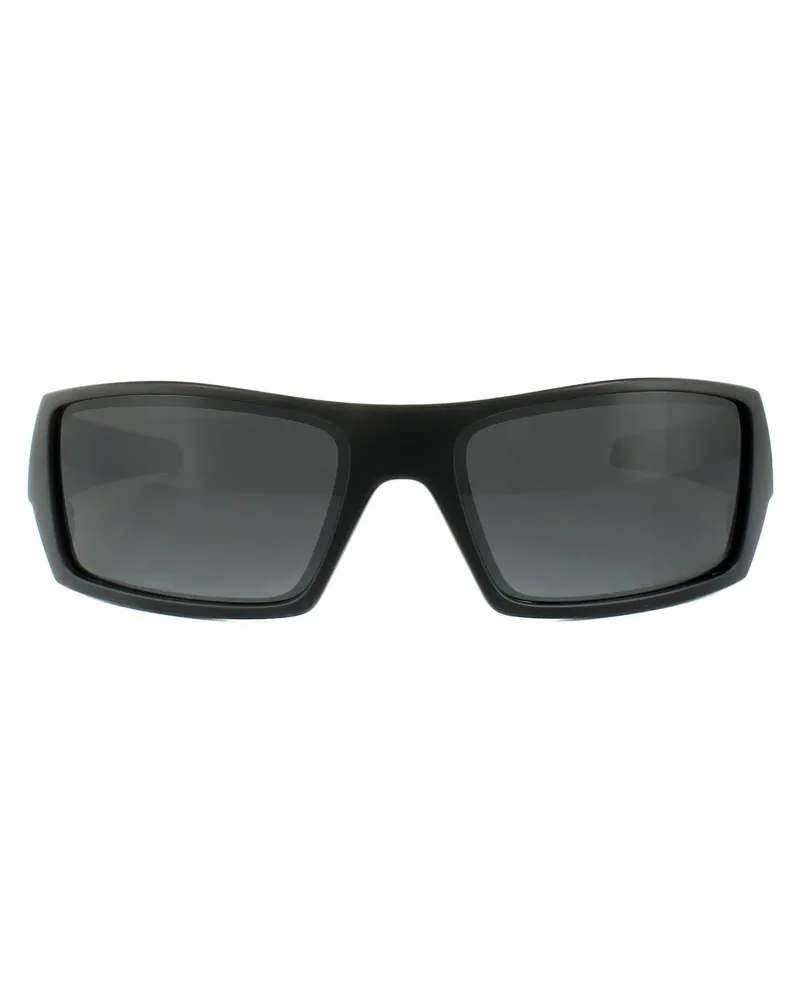 Oakley Wrap Mens Matt Schwarz Schwarz Iridium polarisierte Sonnenbrille Schwarz