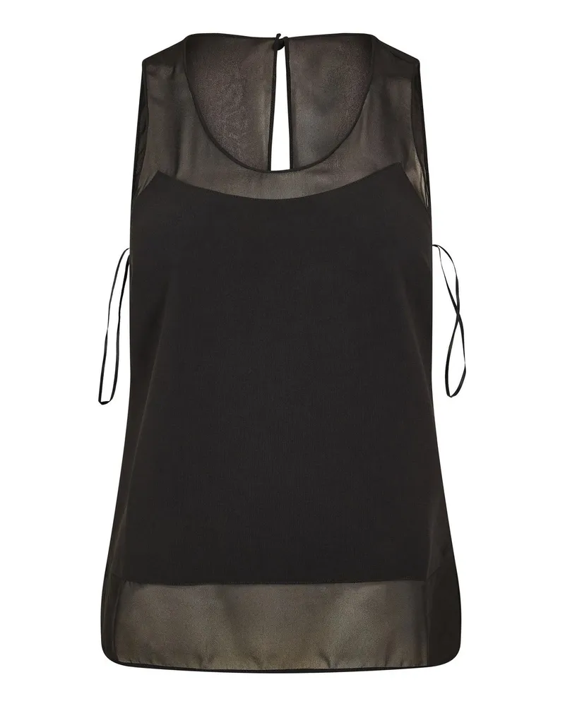 Ted Baker Ärmelloses Top mit Paneel-Detail - Schwarz Schwarz